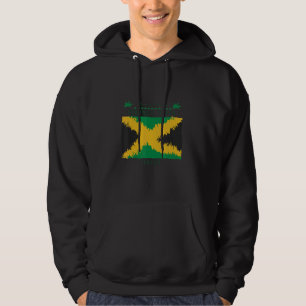 Cornwall Beach Vacation Holiday Jamaica Flag Hoodie