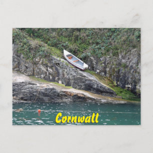 Cornwall boat postcard