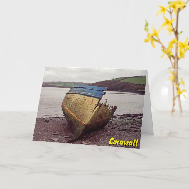 Cornwall Card (Yellow Flower)