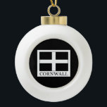 Cornwall Ceramic Ball Christmas Ornament<br><div class="desc">Cornwall</div>