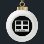 Cornwall Ceramic Ball Christmas Ornament<br><div class="desc">Cornwall</div>