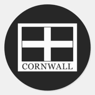 Cornwall Classic Round Sticker
