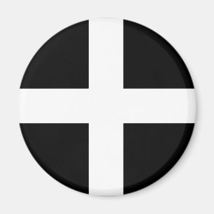 Cornwall - Cornish Flag / St. Piran's Magnet