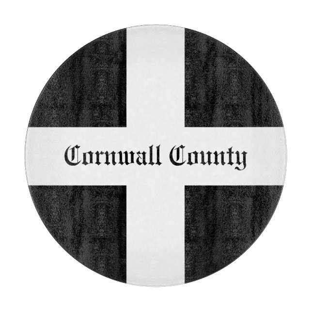 Cornwall County Flag Cutting Board (Front)