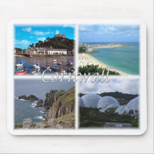 Cornwall England Land'S End St. Ives Eden Projec Mouse Mat