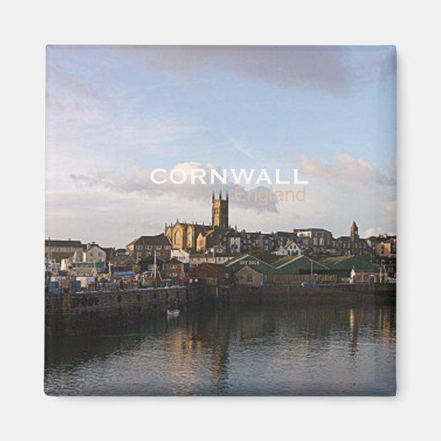 Cornwall England Photo Souvenir Fridge Magnet (Front)