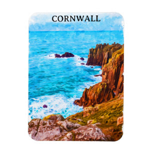 Cornwall England UK Coastal Scenery Magnet