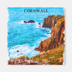 Cornwall England UK Coastal Scenery Magnet