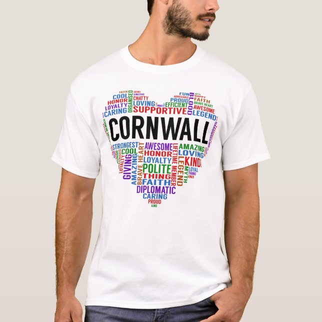 CORNWALL Legend Heart T-Shirt (Front)