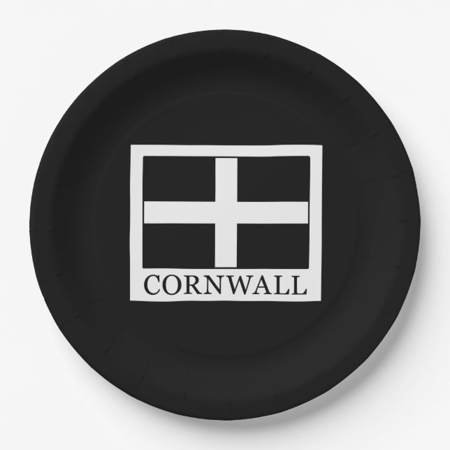 Cornwall Paper Plate (Front)
