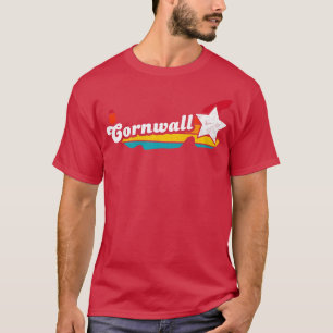 Cornwall Prince Island Canada Vintage Distressed S T-Shirt