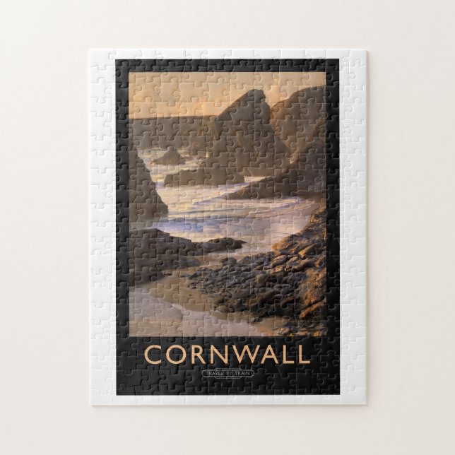 Cornwall Railway Poster Jigsaw Puzzle (Vertical)