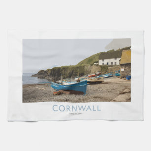 Cornwall Railway Poster Tea Towel