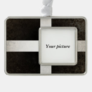 Cornwall Silver Plated Framed Ornament