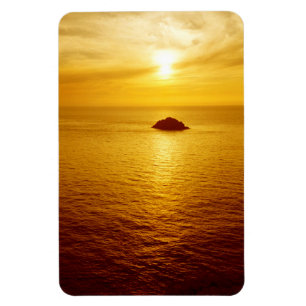 Cornwall sunset magnet