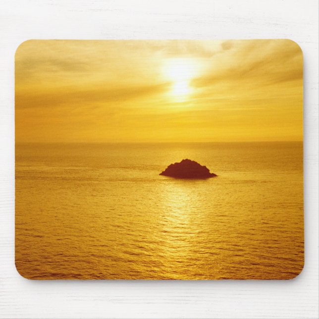 Cornwall sunset mouse mat (Front)