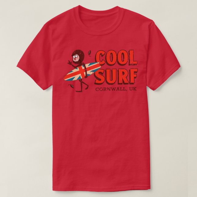 Cornwall Surf T-Shirt (Design Front)