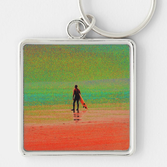 Cornwall surfer key ring (Front)