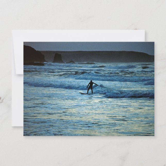 Cornwall surfing Card (Front)