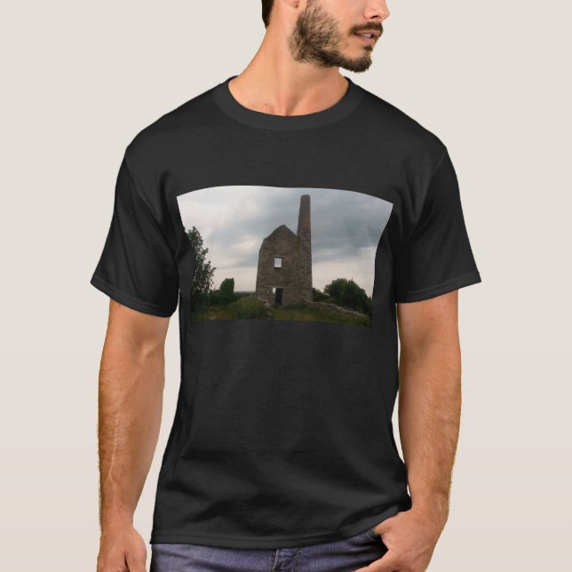Cornwall Tin Mine Photo PoldarkCountry T-Shirt (Front)