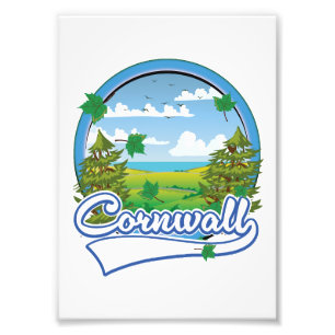Cornwall Travel logo Photo Print