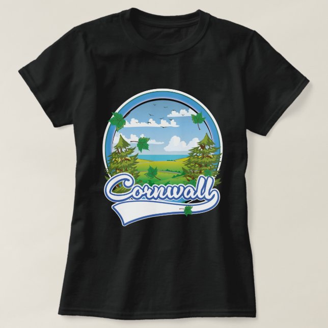 Cornwall Travel logo T-Shirt (Design Front)