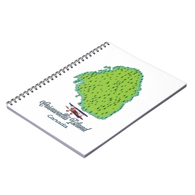Cornwallis Island, Canada Travel map Notebook (Left Side)