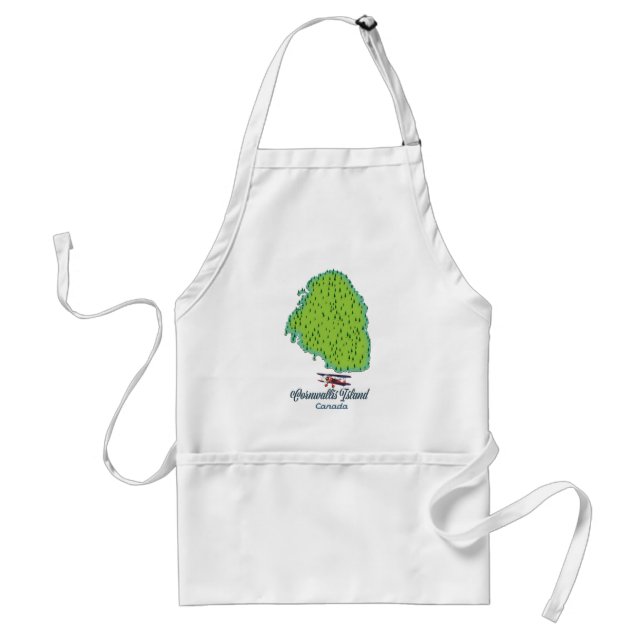 Cornwallis Island, Canada Travel map Standard Apron (Front)