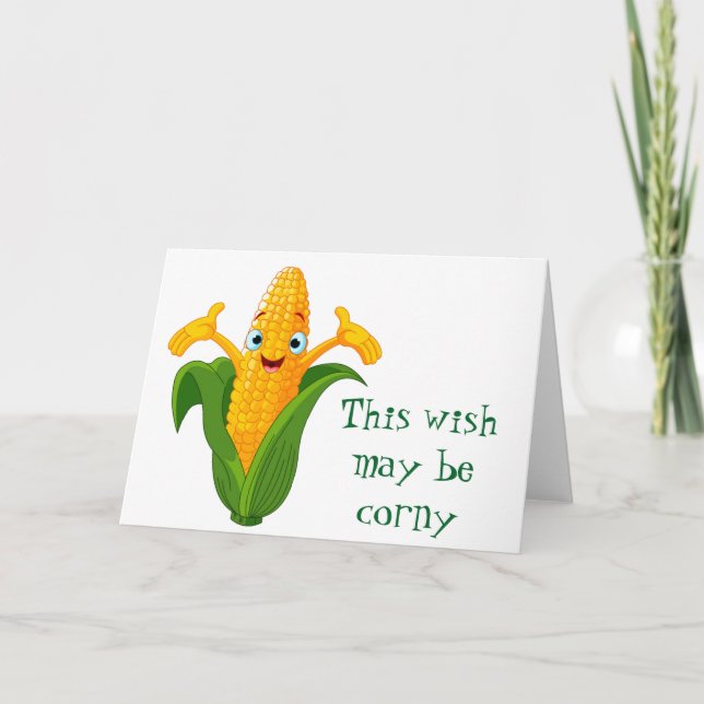 ***CORNY*** BUT FUN BIRTHDAY WISHES TO MY FRIEND CARD (Front)