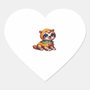 Corny Cuteness Halloween�s Sweetest Sloth Oversize Heart Sticker