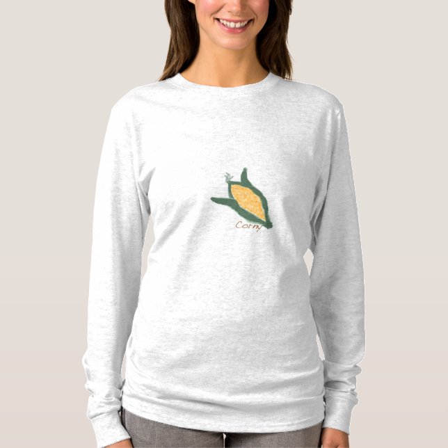Corny Women's Long Sleeved Tshirt (Front)