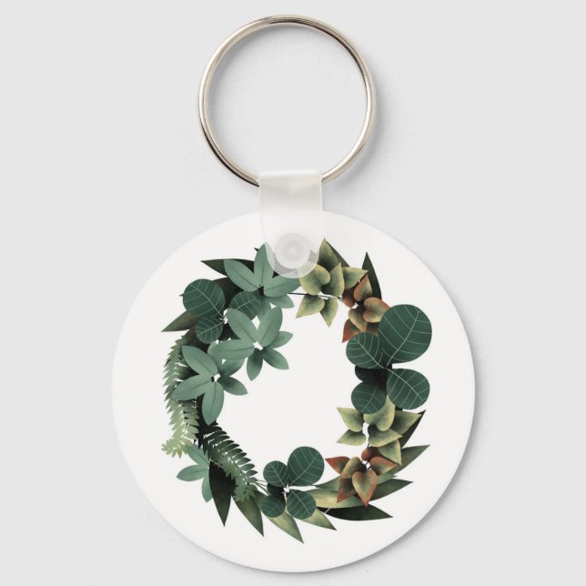 Coroa de Plantas Key Ring (Front)