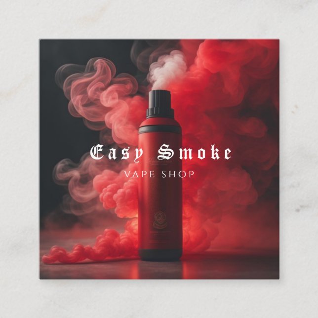 Corolful Smoke Vape Shop Business Card (Front)