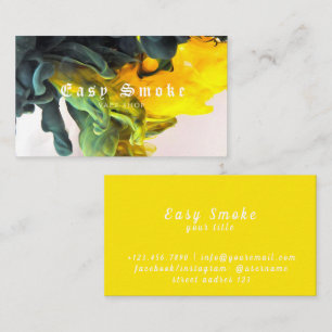 Corolful Smoke Vape Shop Business Card