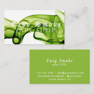 Corolful Smoke Vape Shop Business Card