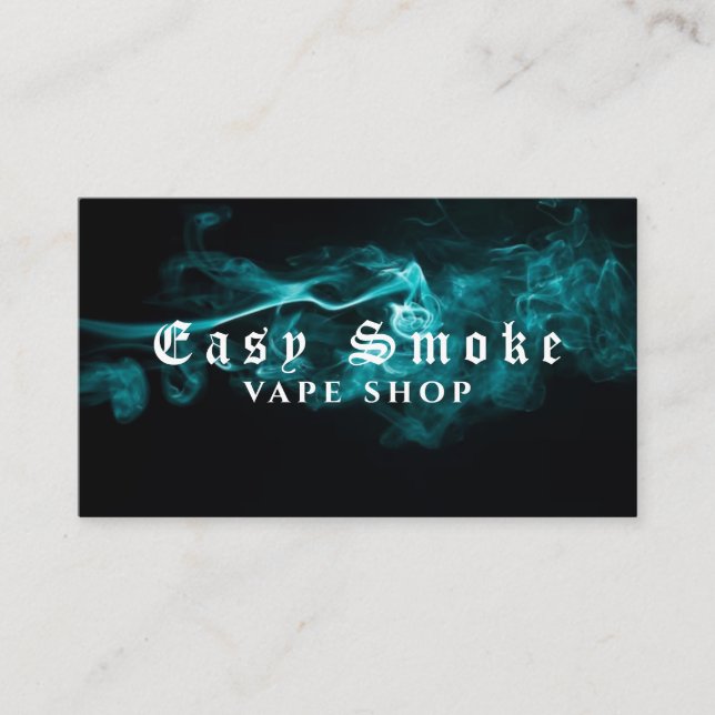 Corolful Smoke Vape Shop Business Card (Front)