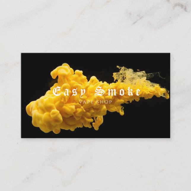 Corolful Smoke Vape Shop Business Card (Front)