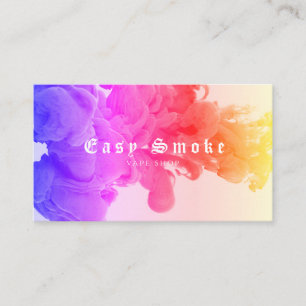 Corolful Smoke Vape Shop Business Card