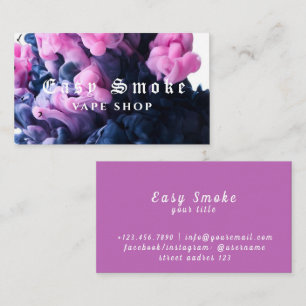 Corolful Smoke Vape Shop Business Card