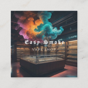 Corolful Smoke Vape Shop Business Card