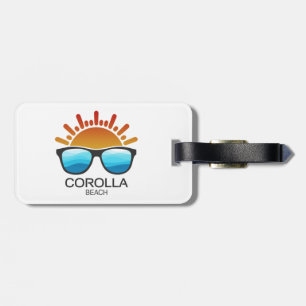 Corolla Beach North Carolina Sunglasses Luggage Tag