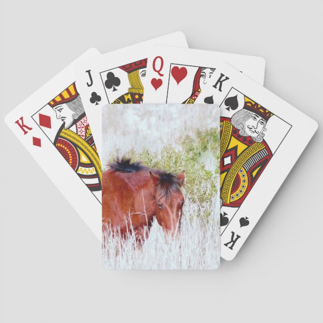 Corolla Horse Gifts Playing Cards (Back)