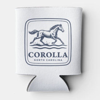 Corolla North Carolina Wild Horse Running Through Can Cooler