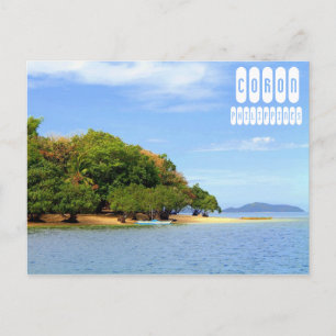 Coron Beach in Palawan Philippines Postcard