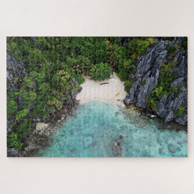 Coron Island Palawan Philippines Aerial Photograph Jigsaw Puzzle (Horizontal)