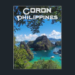 Coron, Philippines Postcard<br><div class="desc">Coron,  Philippines postcard.</div>