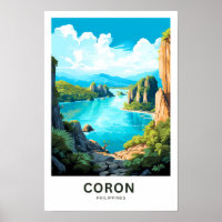 Coron Philippines Travel Print