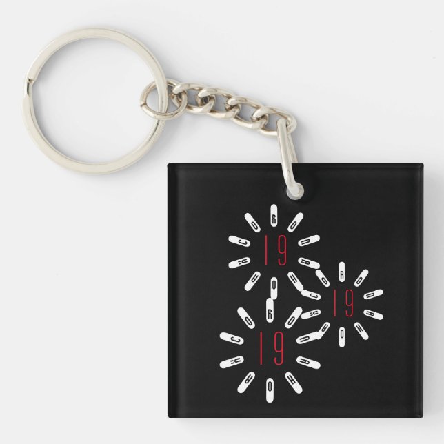 CORONA 19 HOAX Keychain (Front)