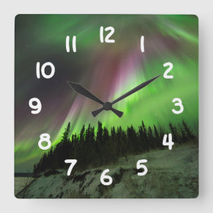 Corona Aurora Square Wall Clock