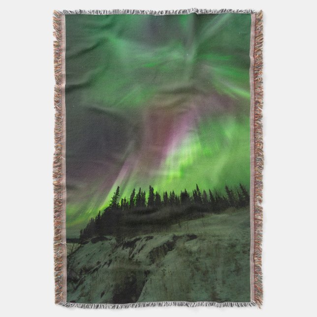 Corona Aurora Throw Blanket (Front Vertical)